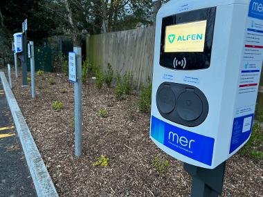 Alfen fast charger for electric and plug-in hybrid vehicles 