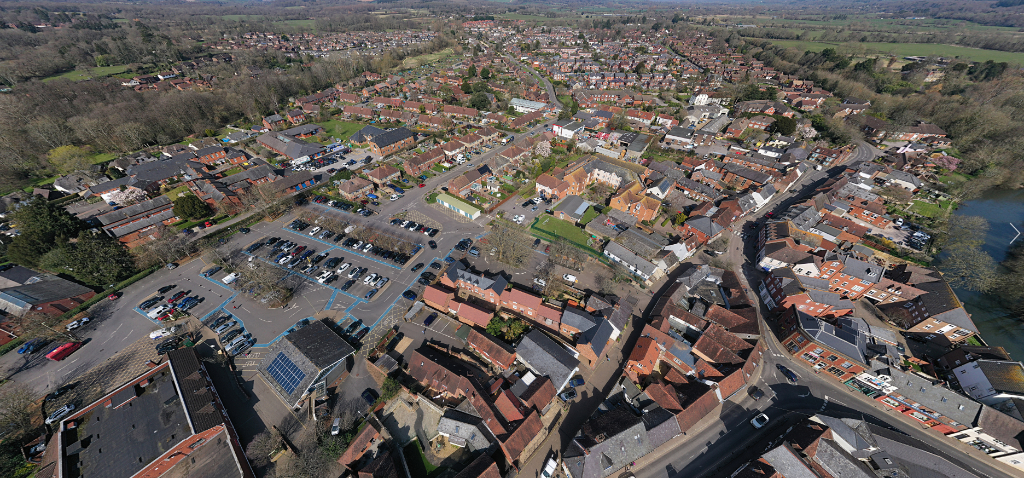 fordingbridge local plan aerial shots