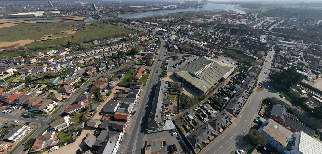 totton local plan aerial shots